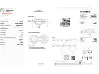 Diamant - 1.01 carat rond geslepen diamant (gecertificeerd) - afbeelding 4 van  4