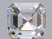 Diamant - 1.01 carat square emerald geslepen (gia gecertificeerd), (d, zuiver) - afbeelding 2 van  7