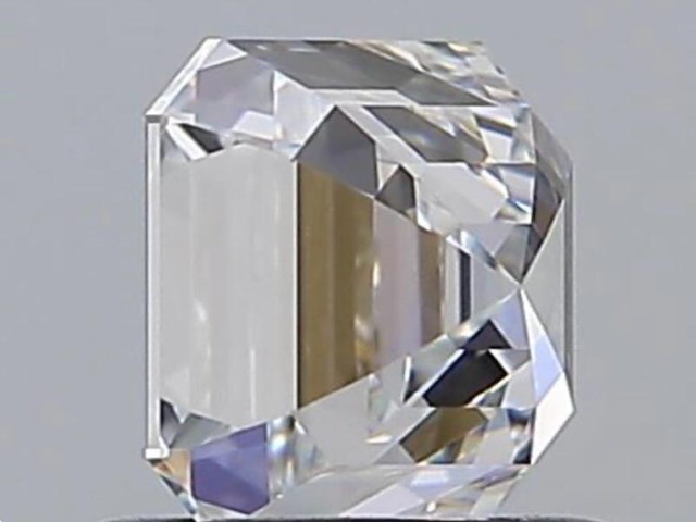 Diamant - 1.01 carat square emerald geslepen (gia gecertificeerd), hoogste kwaliteit (d, zuiver) - afbeelding 4 van  7
