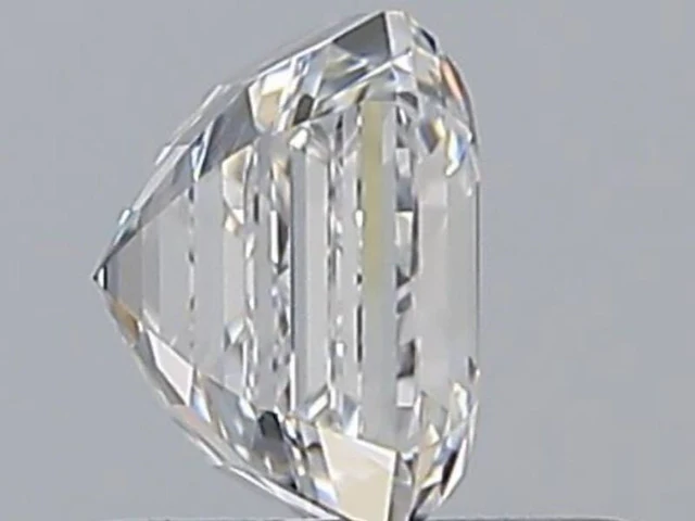 Diamant - 1.01 carat square emerald geslepen (gia gecertificeerd), hoogste kwaliteit (d, zuiver) - afbeelding 5 van  7