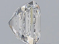 Diamant - 1.01 carat square emerald geslepen (gia gecertificeerd), hoogste kwaliteit (d, zuiver) - afbeelding 5 van  7