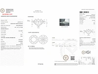 Diamant - 1.02 carat briljant geslepen diamant (gecertificeerd) - afbeelding 4 van  4