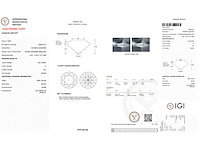 Diamant - 1.02 carat echte natuurlijke starcut briljant geslepen diamant (gecertificeerd) - afbeelding 3 van  4