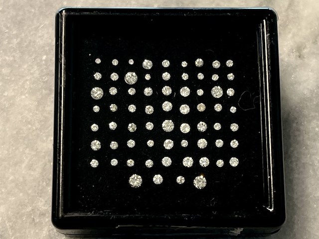 Diamant - 1.02 carat natuurlijke diamant briljant geslepen - afbeelding 1 van  4