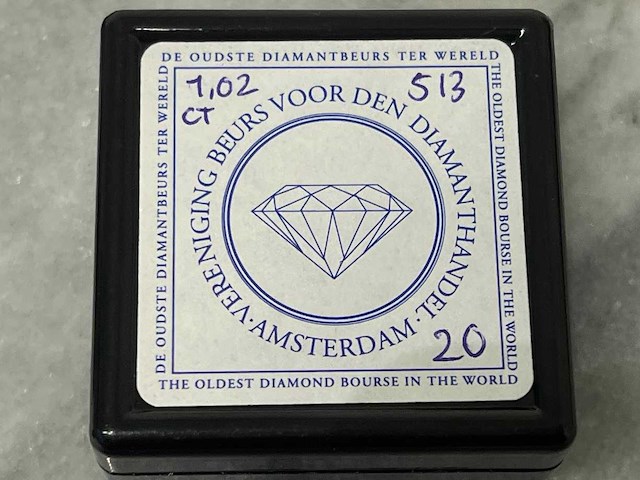 Diamant - 1.02 carat natuurlijke diamant - afbeelding 2 van  3