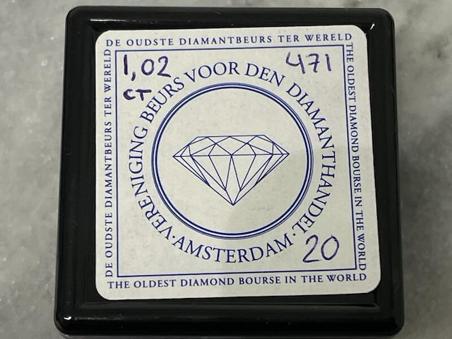 Diamant - 1.02 carat natuurlijke diamant - afbeelding 2 van  2