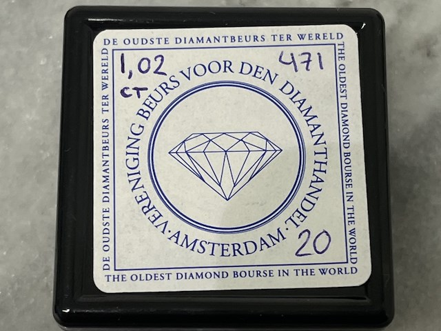 Diamant - 1.02 carat natuurlijke diamant - afbeelding 2 van  2