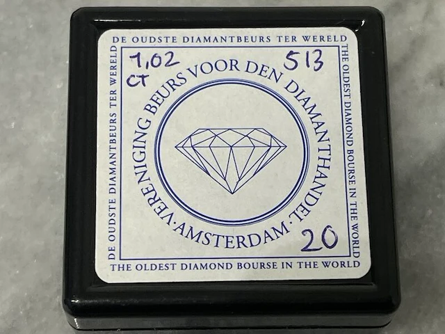 Diamant - 1.02 carat natuurlijke diamant - afbeelding 2 van  4