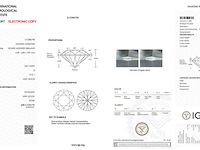 Diamant - 1.02 carat natuurlijke starcut briljant geslepen diamant (gecertificeerd) - afbeelding 3 van  5