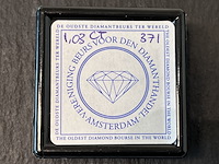 Diamant - 1.03 carat natuurlijke briljant geslepen diamant - afbeelding 2 van  4