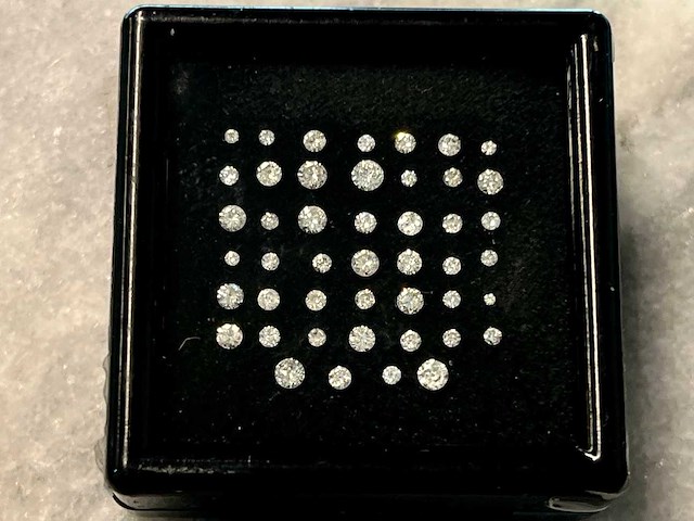 Diamant - 1.03 carat natuurlijke diamant briljant geslepen - afbeelding 1 van  3