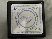 Diamant - 1.03 carat natuurlijke diamant - afbeelding 2 van  2