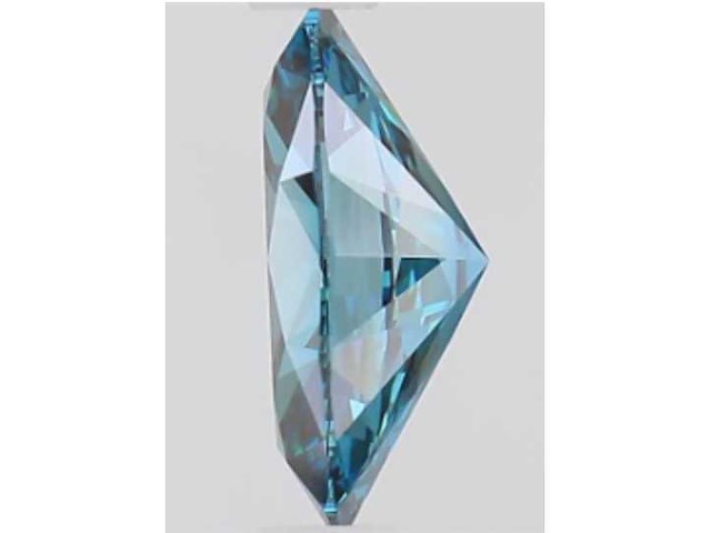 Diamant - 1.03 carat ovaal geslepen diamant (gecertificeerd) - afbeelding 2 van  4