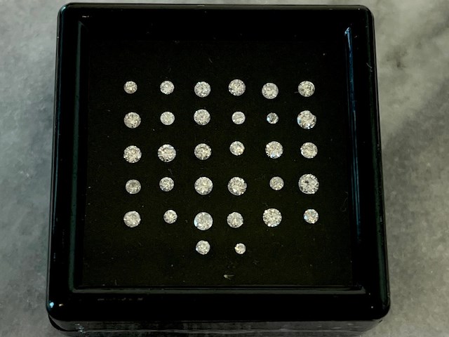 Diamant - 1.04 carat natuurlijke geslepen diamant - afbeelding 1 van  4