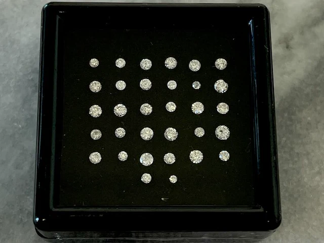 Diamant - 1.04 carat natuurlijke geslepen diamant - afbeelding 1 van  4