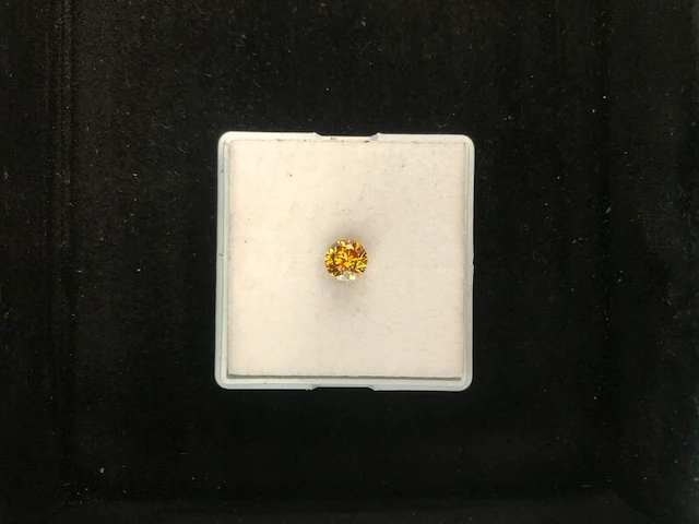 Diamant - 1.05 carat natuurlijke fancy colour diamant (gecertificeerd) - afbeelding 3 van  5