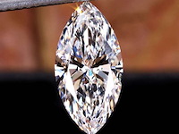 Diamant - 1.05 ct marquise brilliant ( igi gecertificeerd )