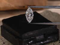 Diamant - 1.05 ct marquise brilliant ( igi gecertificeerd ) - afbeelding 3 van  4