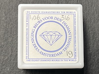 Diamant - 1.06 carat natuurlijke briljant geslepen diamant - afbeelding 2 van  4