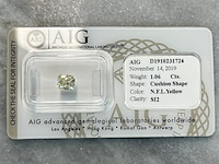 Diamant - 1.06 carat natuurlijke diamant (gecertificeerd) - afbeelding 1 van  1