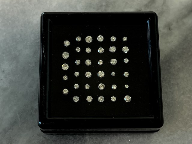 Diamant - 1.06 carat natuurlijke geslepen diamant - afbeelding 1 van  2