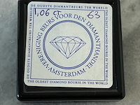 Diamant - 1.06 carat natuurlijke geslepen diamant - afbeelding 2 van  2