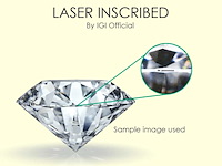 Diamant - 1.06ct princess cut ( igi gecertificeerd ) - afbeelding 5 van  5