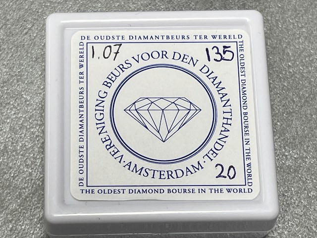Diamant - 1.07 carat natuurlijk gekleurde diamant - afbeelding 2 van  4