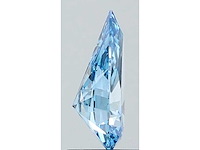 Diamant - 1.07 carat peer vorm geslepen diamant (gecertificeerd) - afbeelding 2 van  4