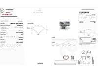 Diamant - 1.07 carat peer vorm geslepen diamant (gecertificeerd) - afbeelding 3 van  4