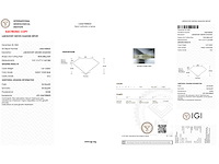 Diamant - 1.07 carat peer vorm geslepen diamant (gecertificeerd) - afbeelding 4 van  4
