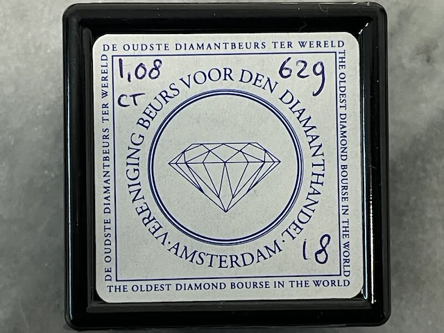 Diamant - 1.08 carat echte diamant - afbeelding 2 van  4