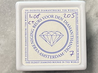 Diamant - 1.08 carat natuurlijke zwarte diamant (gecertificeerd) - afbeelding 2 van  4