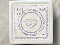 Diamant - 1.09 carat echte zwarte diamant (gecertificeerd) - afbeelding 2 van  2