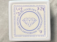 Diamant - 1.09 carat natuurlijke zwarte diamant (gecertificeerd) - afbeelding 2 van  4