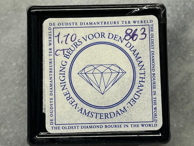 Diamant - 1.10 carat natuurlijke diamant - afbeelding 2 van  4