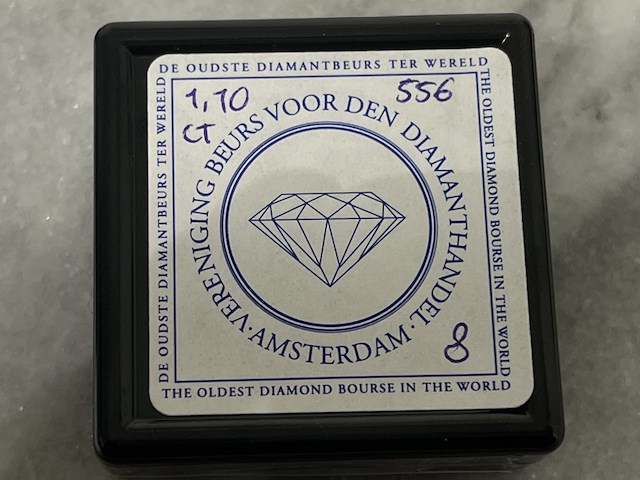 Diamant - 1.10 carat natuurlijke diamant - afbeelding 2 van  2