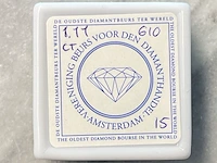 Diamant - 1.11 carat natuurlijke paarse diamant - afbeelding 2 van  4