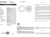 Diamant - 1.12 carat natuurlijke "star of amsterdam" diamant (gecertificeerd) - afbeelding 3 van  5