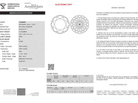 Diamant - 1.12 carat natuurlijke "star of amsterdam" diamant (gecertificeerd) - afbeelding 3 van  5