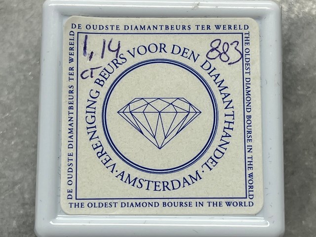 Diamant - 1.14 carat natuurlijke diamant - afbeelding 2 van  4