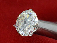 Diamant - 1.24 carat briljant geslepen diamant met een hrd certificaat (gecertificeerd) - afbeelding 1 van  2