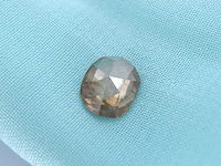 Diamant - 1.29 carat natuurlijke fancy champagne gekleurde roos diamant (gecertificeerd) - afbeelding 2 van  4