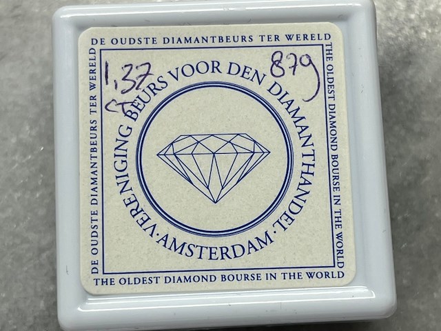 Diamant - 1.37 carat natuurlijke diamant - afbeelding 2 van  4