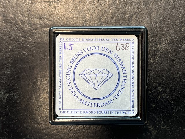Diamant - 1.50 carat diamant - afbeelding 2 van  2