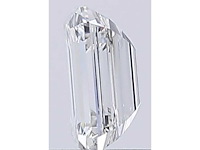 Diamant - 1.50 carat emerald geslepen diamant (gecertificeerd) - afbeelding 2 van  4