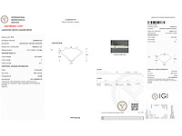 Diamant - 1.50 carat emerald geslepen diamant (gecertificeerd) - afbeelding 3 van  4