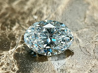 Diamant - 1.50 carat natuurlijke ovaal geslepen diamant (gecertificeerd)
