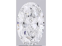 Diamant - 1.50 carat ovaal geslepen diamant (gecertificeerd) - afbeelding 1 van  4
