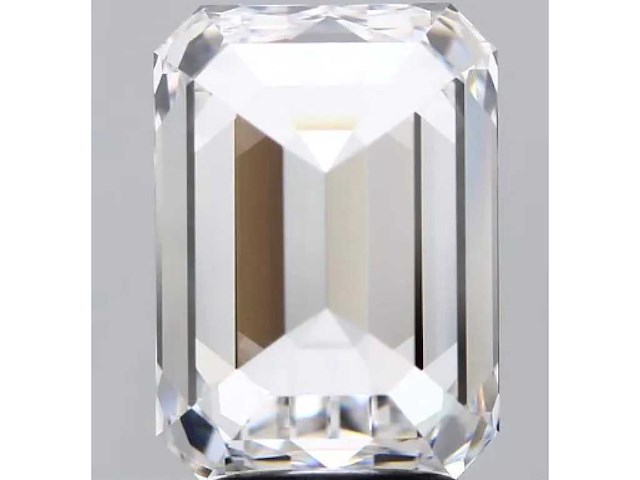 Diamant - 1.51 carat emerald geslepen diamant (gecertificeerd) - afbeelding 1 van  4